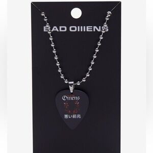 Bad Omens Guitar‎ Pick Necklace Hot Topic